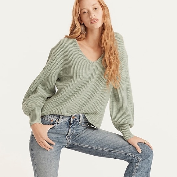 J.CREW 9” Billie Demi Boot Crop Jeans NWT Size 30 Odette Wash - Picture 2 of 10